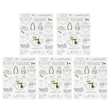 

Carnaval Waterproof Tattoo Stickers Cartoon Christmas Elements Design Tattoo Decals Delicate Luminous Tattoo Stickers (Le-002)