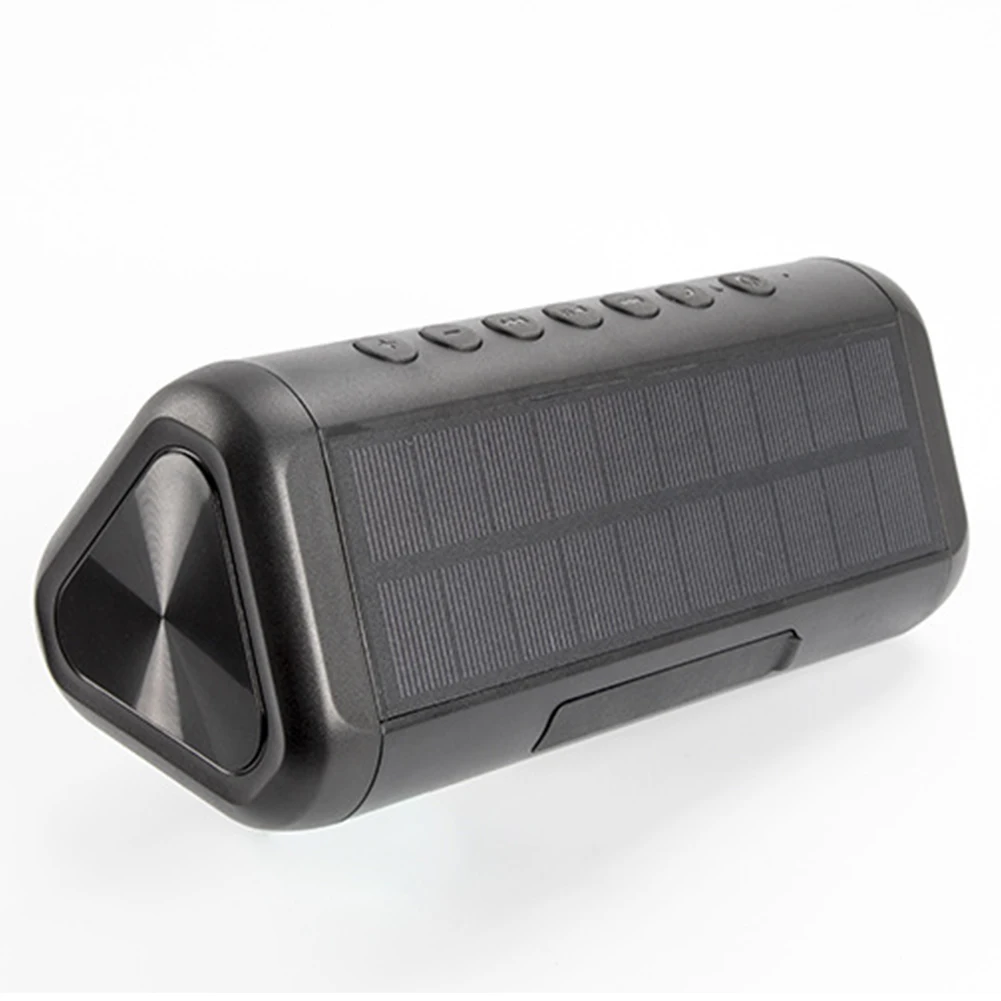 

Handsfree Outdoor Activities Multi-function IPX5 Splash-Proof Solar Powered Bluetooth Speaker Bass Wireless Stereo 5000 MAh