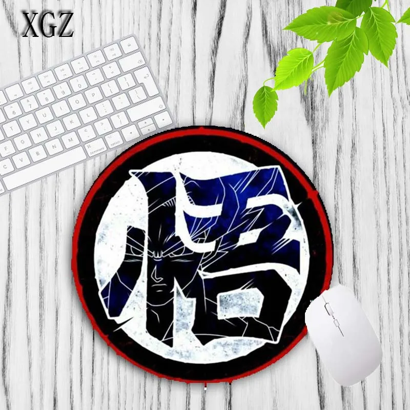 XGZ Dragon Ball Z Красивый японский аниме круглый коврик для мыши размер 20X20 см Скорость версия игровой коврик для мыши геймер для ноутбука коврики для мыши