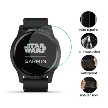 

Soft Clear Protective Film Guard For Garmin Legacy Saga Series Rey 40MM and Darth Vader 45mm Smart Watch Screen Protector Cover