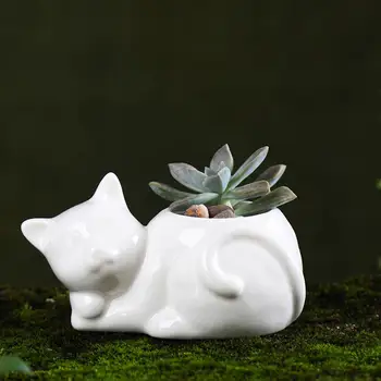 

Ceramic Flower Pot Vase Home Office Tabletop Decoration for Succulent Plants