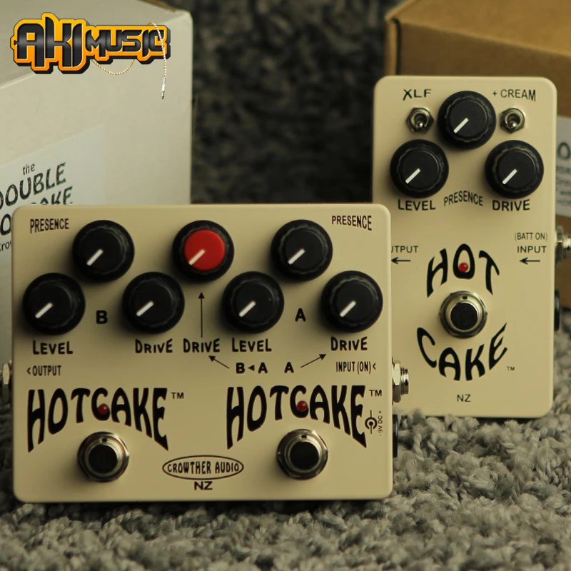 

New Crowther audio Hot Cake classic hot cake, гитарный моноблок, эффекты overdrive