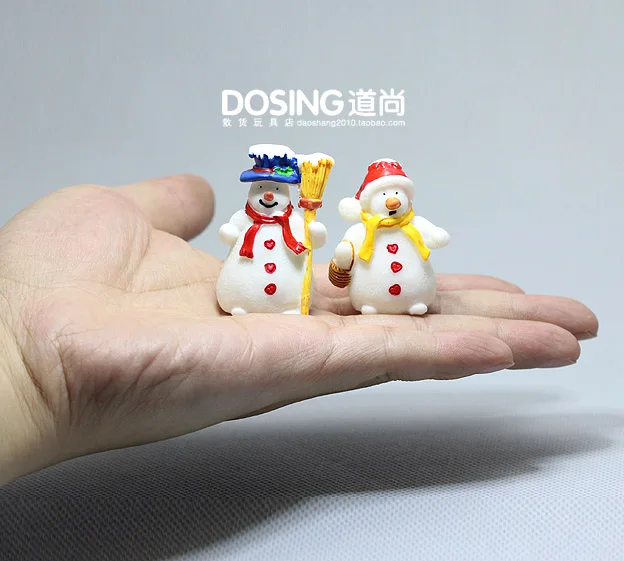 

Miniature Christmas Snowman Decoration Christmas Eve Scene Props Doll Fairy Garden Accessories Action Figure Figurine Model Toys