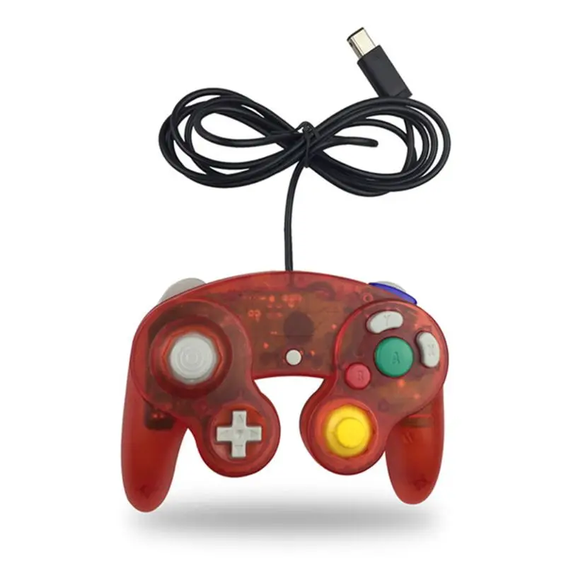 Orange Проводной контроллер для nintendo wii Gamecube GC одноточечная игровая вибрационная ручка - Цвет: Orange