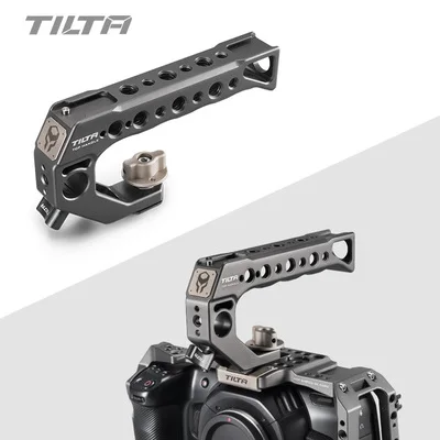 Tilta BMPCC клетка TA-T01-A-G все набор аксессуары для BMPCC 4K камера с верхней ручкой Боковая ручка F970 Пластина батареи 15 мм опорная плита - Цвет: only top handle