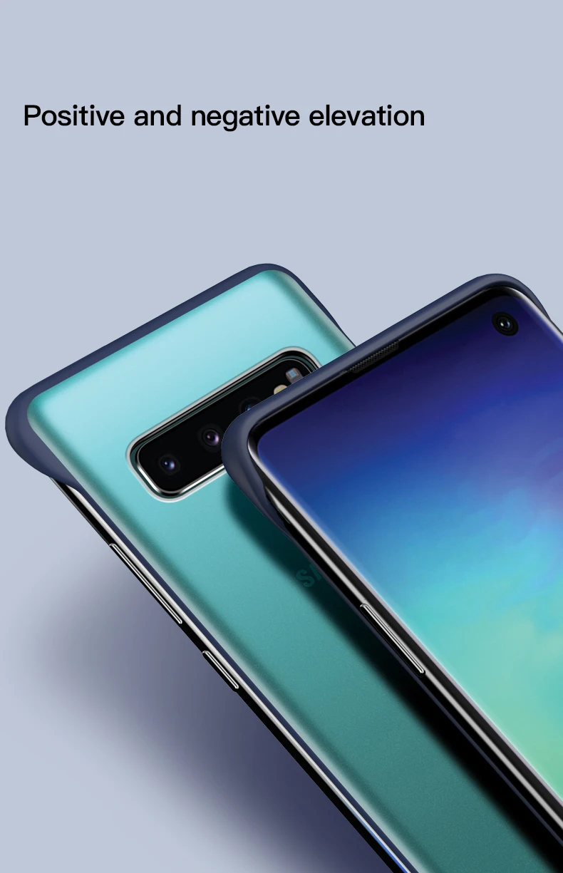 Ультратонкий Бескаркасный матовый чехол для телефона samsung Galaxy S10 e 5G Plus A 20 30 40 50 60 70 с кольцом веревка Чехол Coque Funda