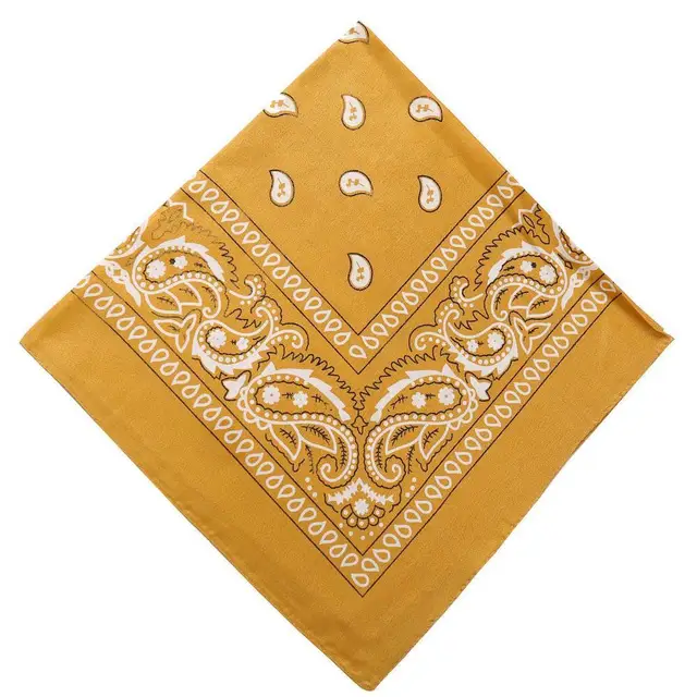 Bohemian Print Bandana Hair Bands for Girls Women Kids Unisex Square Scarf Turban Headband Hair Accessories T