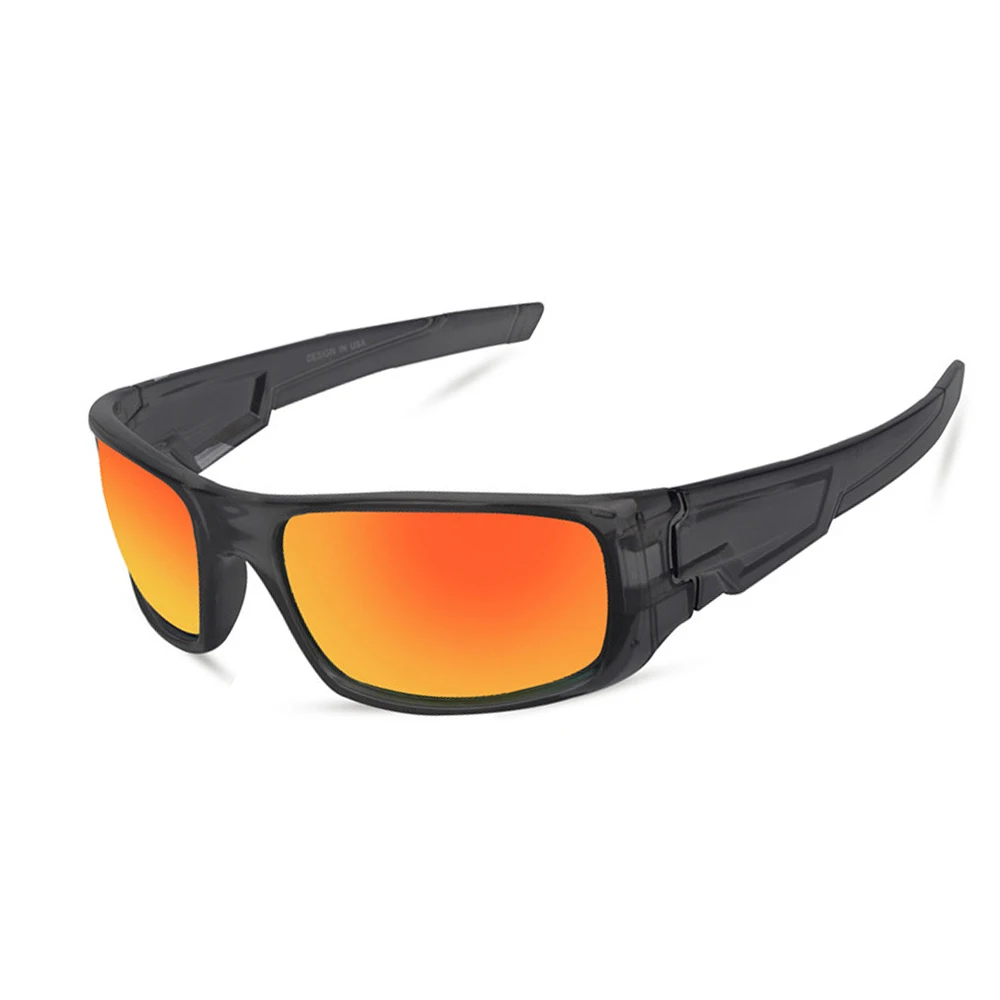 AIELBRO, велосипедные солнцезащитные очки, для спорта на открытом воздухе, для езды на горном велосипеде, солнцезащитные очки для мотоцикла, для мужчин и женщин, очки для рыбалки - Цвет: C07 Grey Red