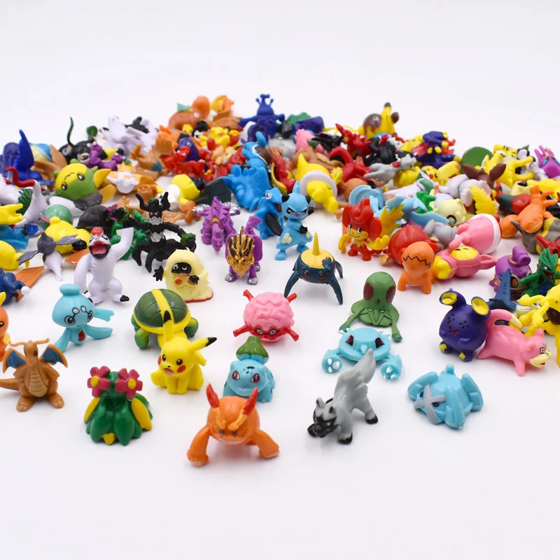 144 шт./лот 2-3 см аниме Eevee Espeon Umbreon Glaceon Vaporeon разные стили ПВХ Фигурки мини-кукла, игрушка