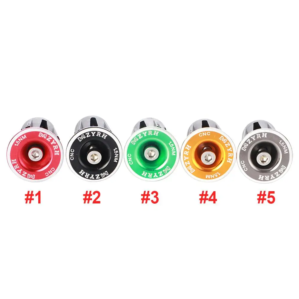 Outdoor Cycling Tackles MTB Mountain Road Bike Handlebar Cap Grips Lock-on Cover Aluminum Alloy Handlebars for Bicycles
