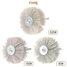 Абразивная проволочная щетка для снятия заусенцев из оксида алюминия с цветочной головкой для полировки и шлифовки хвостовика колеса
