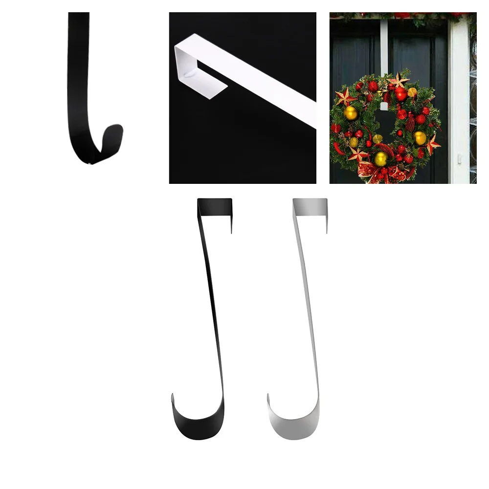 1pcs Hooks Chrismas Door Hanging Long Hook For Festival Ornaments Metal