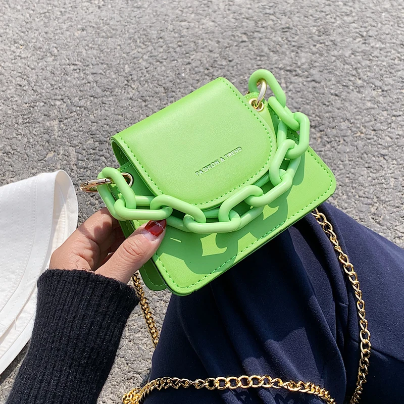 

NEW FOR SUMMER 2020! Solid Color Square Small Bag, High Quality Faux Leather Tote Bag, Chain Clutch Bag, Shoulder Crossbody Bag