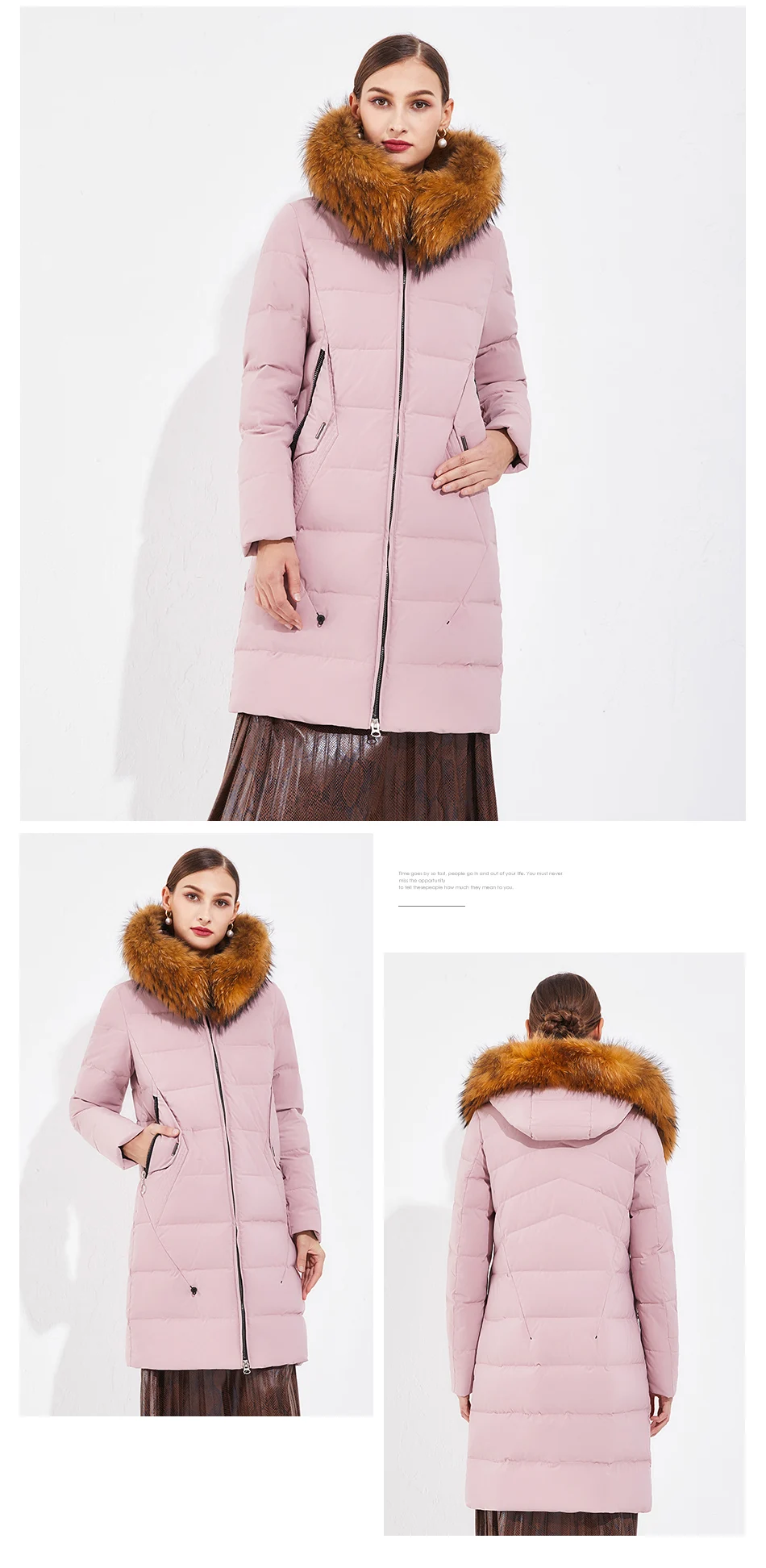 Eurasia/Новинка года; женская зимняя куртка; парка с воротником-стойкой и капюшоном; плотное Стеганое пальто из натурального меха енота; YD1871