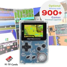 26 multi-idioma portátil 32 bit 2.0 mini mini mini retro handheld game player bolso console de vídeo embutido 40 ou 900 + jogos clássicos