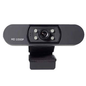 

Webcam 1080P Webcam Has Built-in Dual Microphones for PC USB Plug-And-Play Full HD Video Cameras Fill Light Night Vision
