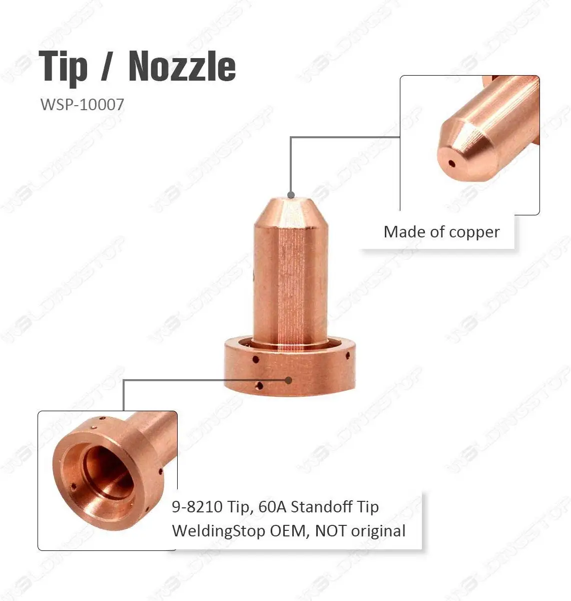Nozzle Electrode Start Cartridge Shield Cap 9-8210 9-8215 9-8237 9-8213/9-8277 for SL60 SL100 Torch PK22