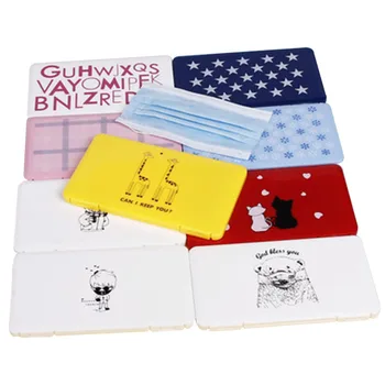 

Disposable Anti-pollution Mask Storage Clip Portable Face Masks Storage Box Home Dustproof Mask Case Container Organizer Travel