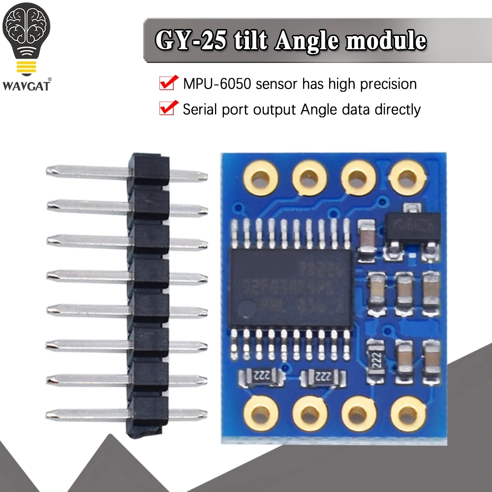 GY-25 Tilt Angle Module Serial Output Angle Data Directly MPU-6050 ...