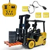 High Simulation Forklift Truck 2.4G RC Forklift Truck Loader Truck Auto Demo Lifting Music Light Car Engineering vehicle Boy Toy 5