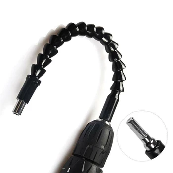 

3pcs 130mm 105° Angle Hex Shank Screwdriver Bits Flexible Shaft Holder Tools Set