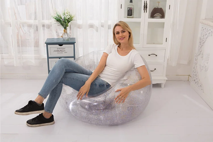 Дизайн ПВХ красочный надувной живой диван открытый конфетти флэш Надувной Шезлонг Сумка надувной диван водонепроницаемый