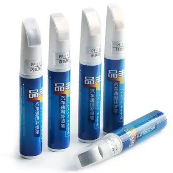 

3Color 6Pc DIY Car Clear Scratch Remover Touch Up Pens Auto Paint Repair Pen Brush Automotive Universal Touch Up Pen Silver Car