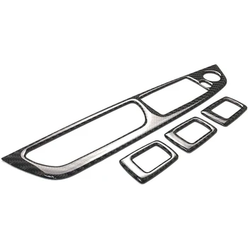 

Carbon Fiber Window Control Switch Panel Sticker Cover Moulding Accessories, for X5 E70 (2008-2013) X6 E71 (2009-2016)