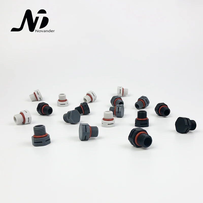 10pcs Nylon Waterproof Air Vent M12*1.5 Valve Screw Protective Vent Plug e-PTFE plastic breather Valve