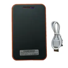 Супер тонкий большой емкости водонепроницаемый портативный солнечный внешний аккумулятор Двойной USB Солнечное зарядное устройство для мобильных телефонов компактный легкий