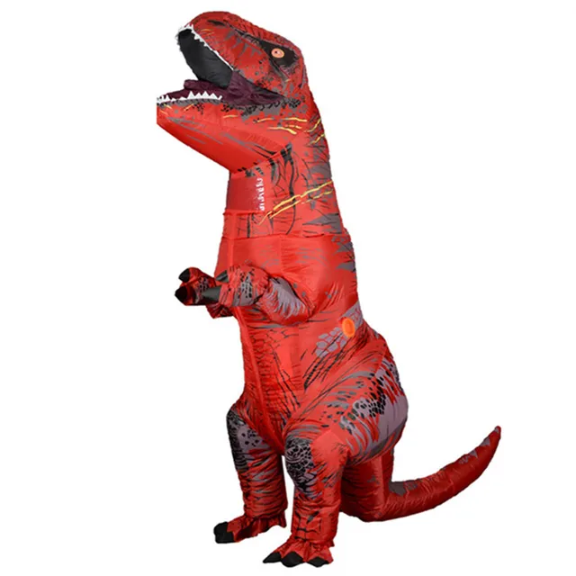 T REX Dinosaur Inflatable Costume Russia Hot Party Cosplay Anime Kостюм Динозавра Aниме Hадувные Kостюмы Tалисман  Kосплей Adult150-200cmred