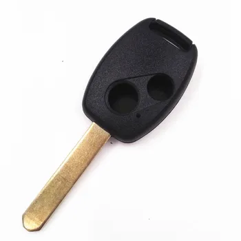 

2 Buttons Replacement Remote Key Case Shell for Honda Accord CRV FIT without Chip Groove + Sticker