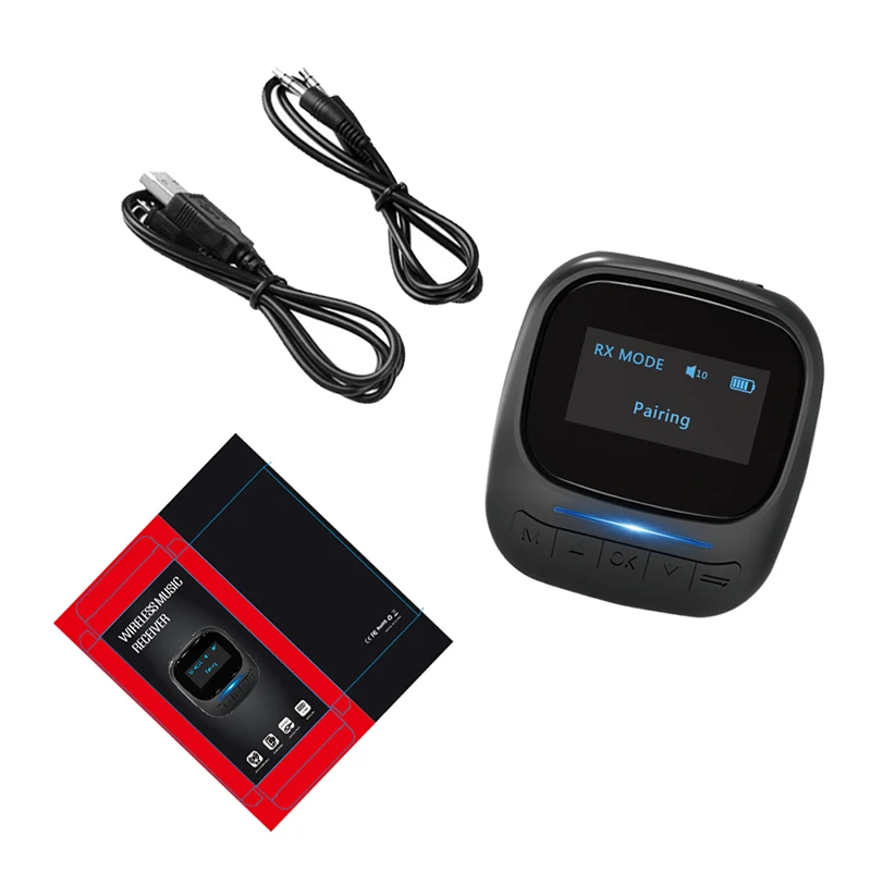 New Bluetooth 5 0 Audio Transmitter Receiver OLED Display Aptx LL 3 5mm AUX Jack RCA Wireless Adapter For TV Car PC Headphone