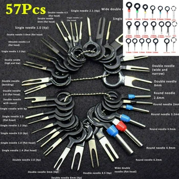 

New Terminal Removal Tool Auto Tail harness tool Disassembly 57pcs/Set Car Wire Plug Connector
