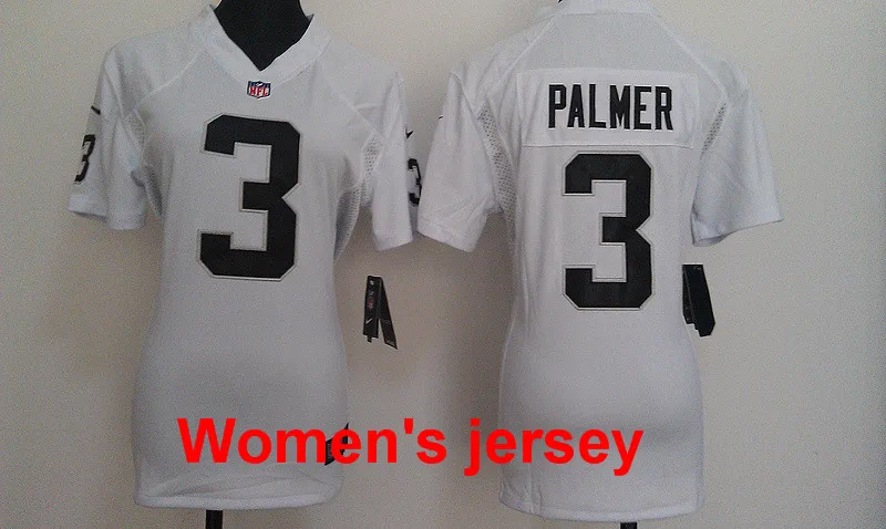 A+++ женские все сшитые Окленд s ladies 4 Derek Carr 20 mcfadden 89 Amari Cooper 52 Khalil Mack Jersey - Цвет: 28
