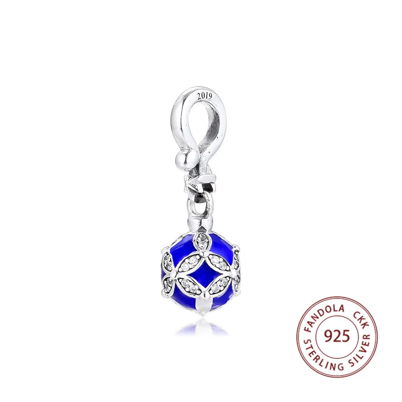 Подлинное 925 пробы Серебряное Рождество орнамент талисманы Бусины Подходит Pandora браслет Argent Шарм серебро 925 ювелирные изделия kralen