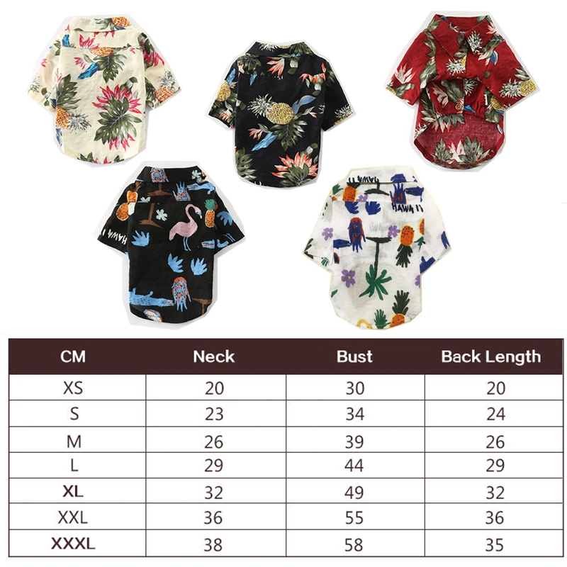 FATHIN Весенняя новая одежда для собак Модная рубашка тропический ананас комфортный хлопок Французский бульдог домашнее животное одежда 5 цветов XS-FB