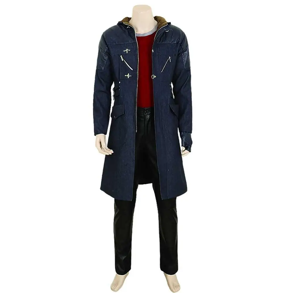 male Full Set DMC Косплей DMC 5 Nero полный комплект одежды куртка Хэллоуин маскарадный костюм для взрослых на заказ игра фильм одежда - Цвет: male Full Set