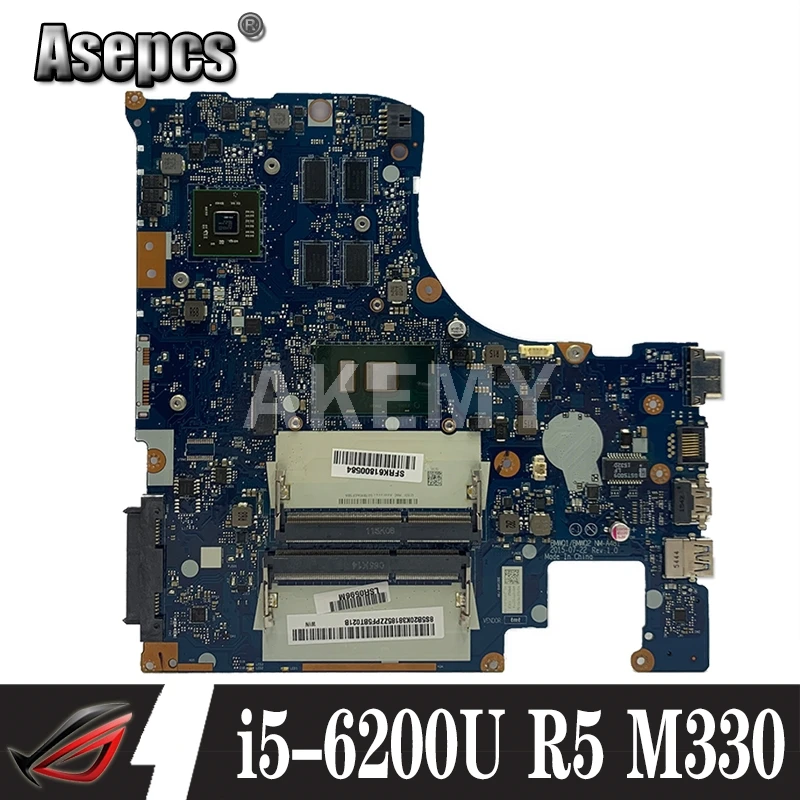BMWQ1 BMWQ2 NM-A481 For Lenovo IdeaPad 300-15 300-15ISK Laptop Motherboard 15.6 inch SR2EY i5-6200U CPU Radeon R5 M330 GPU | Компьютеры и