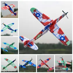 Скольжение маленький самолет авиационная Модель Детская игрушечная техника-Случайные цвета