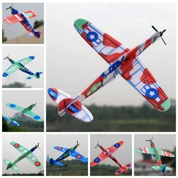 

Gliding Small Airplane Aviation Model Children Toy Vehicles- Random Colors