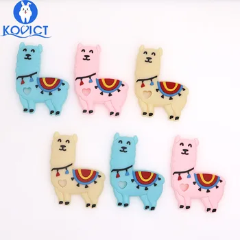 

kovict colt Baby silicone Teether rodent BPA food Free Silicone Teething Nursing Pacifier Clip silicone beads