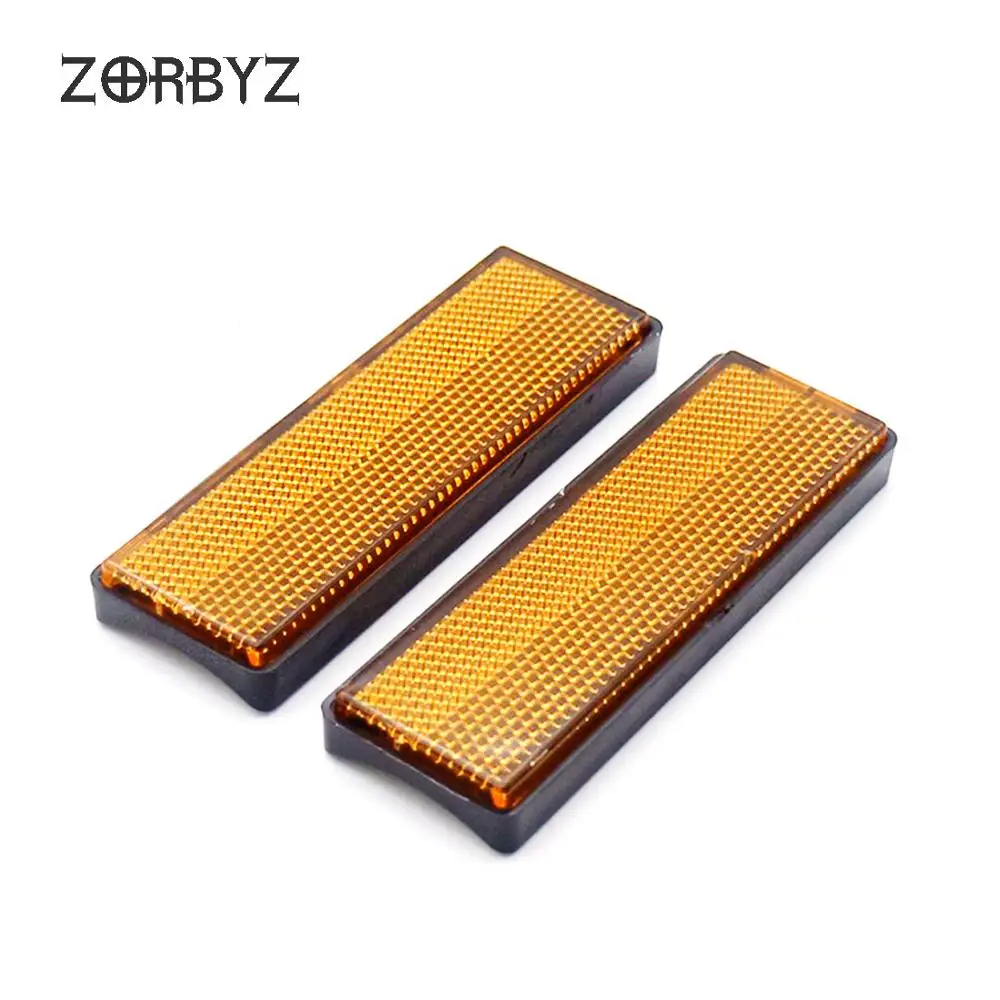 ZORBYZ 1 пара Янтарный ABS передняя вилка ноги отражатель для Ducati Monster 600 696 795 821 796ABS 1200S