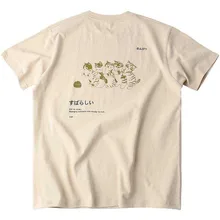 

Women T Shirt Harajuku kitten print Cute Oversized T-Shirt Y2k Female Grunge Aesthetic Graphic Tee Tops Woman clothing Kawaii