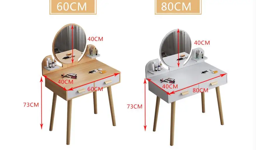 Туалетный столик в Корейском стиле для маленькой семьи, современный простой туалетный столик в стиле ins