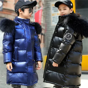 

2020 Winter Jacket For Girls Kids Thicken Warm Coats Down Snowsuits Children's Hooded Clothes Girls Jackets Outerwear 4-12T
