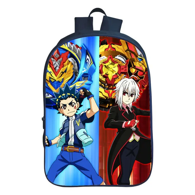 Мультфильм Beyblade Burst печатных подростков девочек школьная сумка для мальчиков 16 дюймов рюкзак для студентов школьный рюкзак для детей - Цвет: same as picture