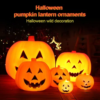 

1Pcs Halloween Decoration Props Voice-Activated Sensitive Glowing Pumpkin Lanterns Sound Control Projection Pumpkin Lights