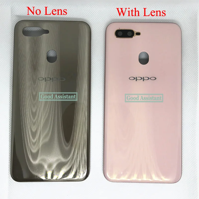 Зеленый/золотой/розовый 6,2 дюйма для Oppo A7 AX7 задняя крышка батарейного отсека дверной Корпус чехол Запчасти для заднего стекла