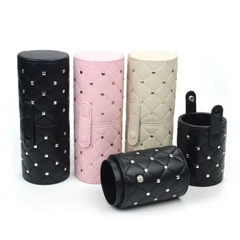 

Fashion Makeup Brushes Holder Case PU Leather Travel Pen Holder Storage Cosmetic Brush Bag Brushes Organizer Make Up Tools